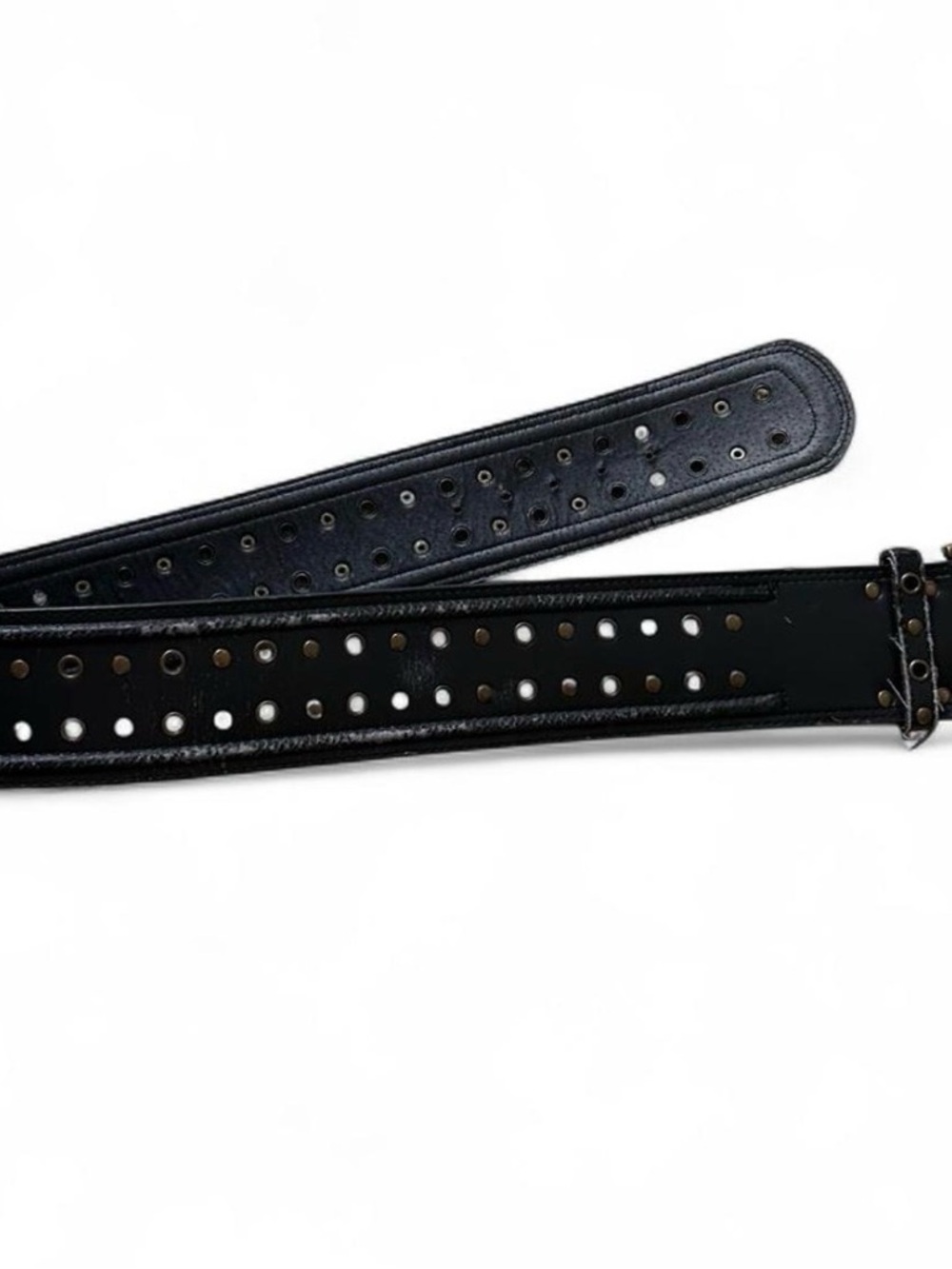 vintage black belt